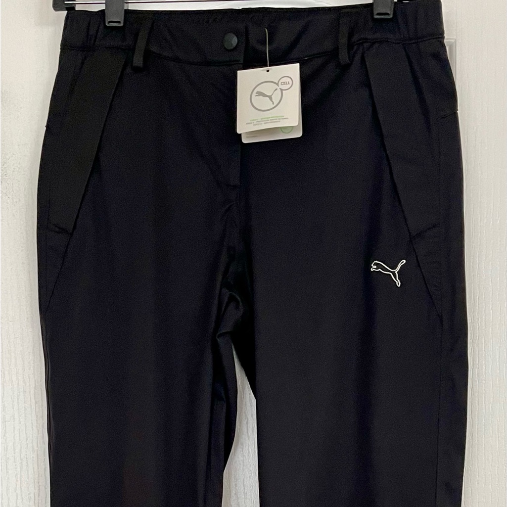 Puma Women’s Black Waterproof Rain And Wind Storm Cell Pants Size Small Nwt